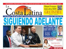 La Costa Latina, Autust7 - August 20, 2026, Page 1