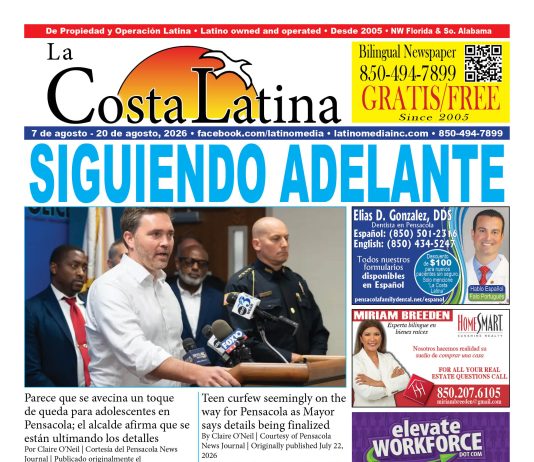 La Costa Latina, Autust7 - August 20, 2026, Page 1