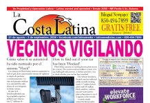 La Costa Latina, August 21 - September 3, 2026, Page 1
