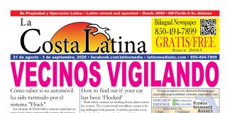 La Costa Latina, August 21 - September 3, 2026, Page 1