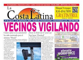 La Costa Latina, August 21 - September 3, 2026, Page 1