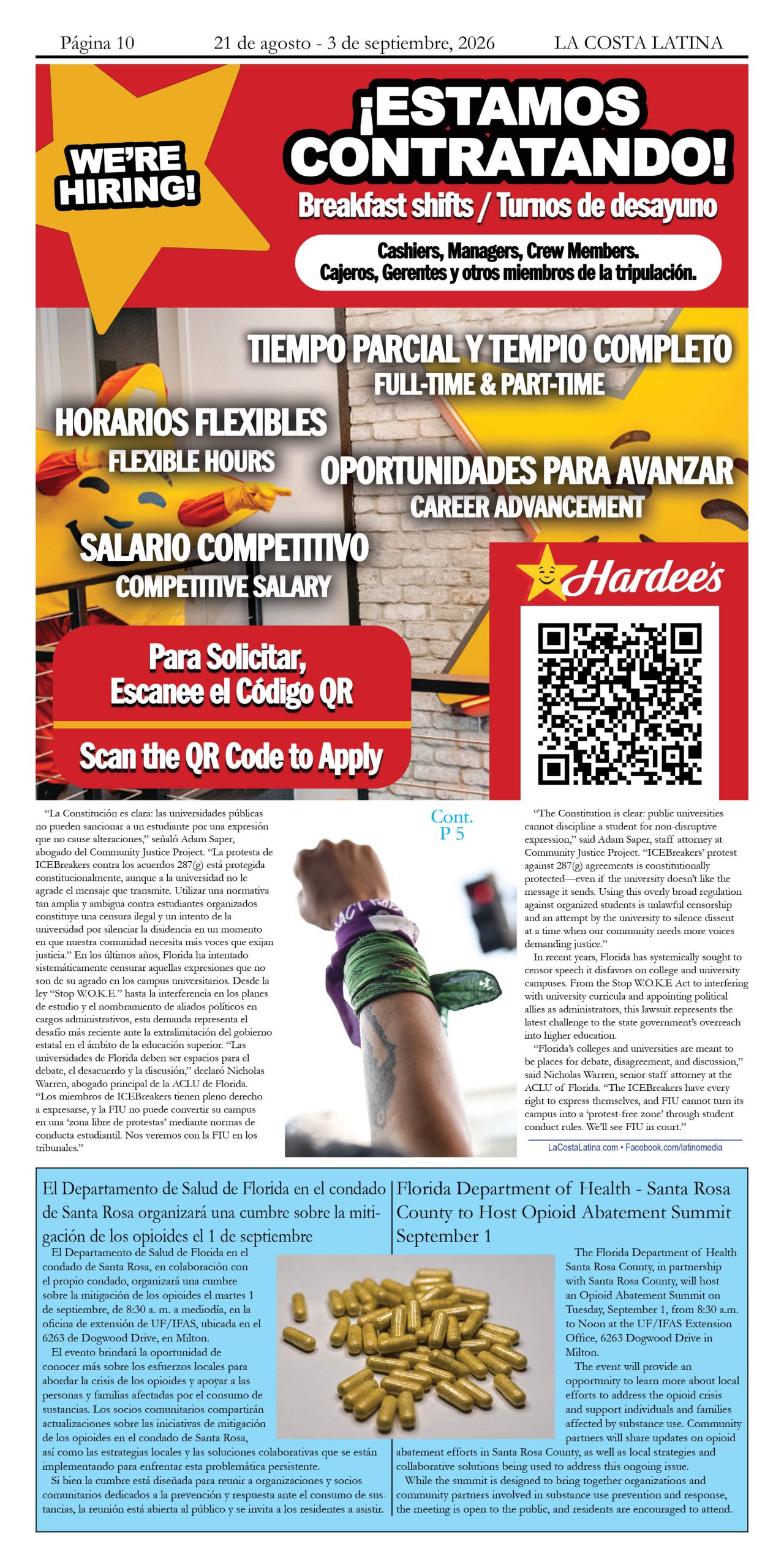 La Costa Latina, August 21 - September 3, 2026, Page 10