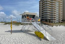 Beach lifeguard station