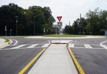 Apertura de nueva rotonda el viernes 31 de julio en la intersección de West Spencer Field Road, South Spencer Field Road y Giddens Lane ~ New roundabout opening Friday, July 31 at intersection of West Spencer Field/South Spencer Field Roads and Giddens Lane Round about installed at Spencer Field Road in Pace