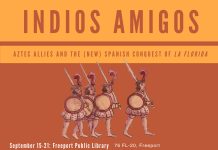 Indios Amigos event schedule flyer
