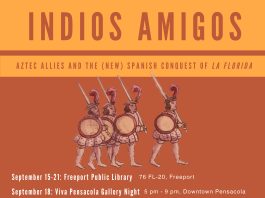 Indios Amigos event schedule flyer
