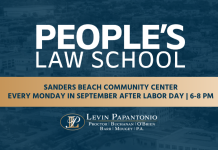 People's Law School flyer