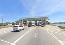 Pensacola Beach toll station