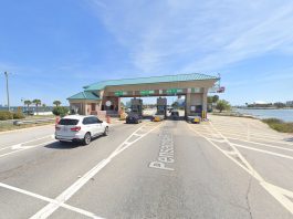 Pensacola Beach toll station