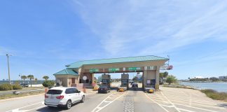 Pensacola Beach toll station