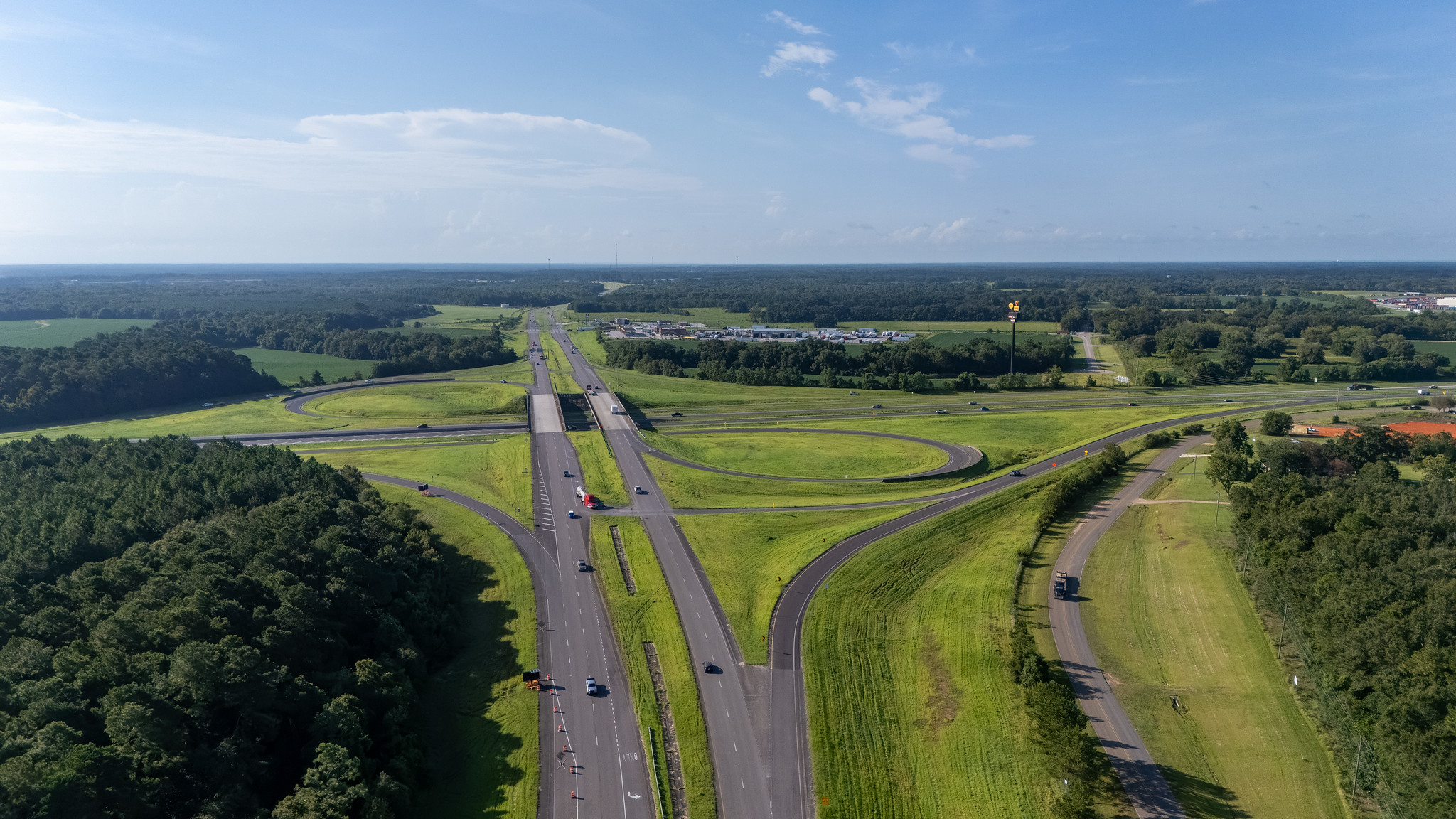 McDonald Road areal view