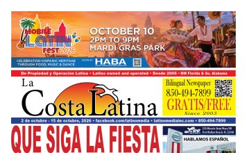 October 2 – October 15, 2026 La Costa Latina, October 2 - October 15 edition, Page 1