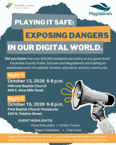 online safety workshop flyer