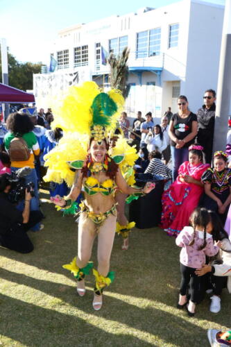 Casa Samba dancer at Festival Latino Pensacola 2021