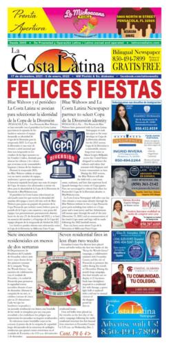 La Costa Latina Newspaper, December 17 Page 1