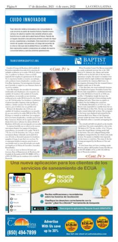 La Costa Latina Newspaper, December 17 Page 8